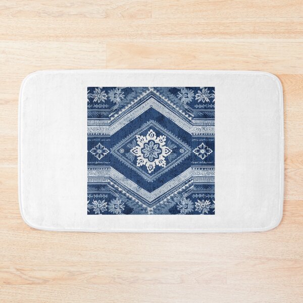 Item preview, Thai indigo fabric 007 designed and sold by Taninut-Shop.
