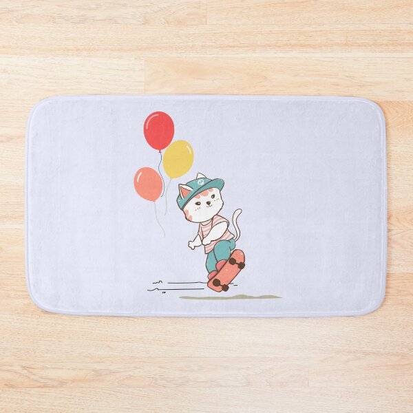Item preview, Cat play skateboard designed and sold by tnwbank.