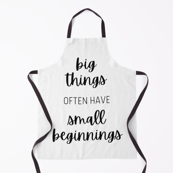 Item preview, Big Things Often Have Small Beginnings Motivational Quote designed and sold by RueBennet.