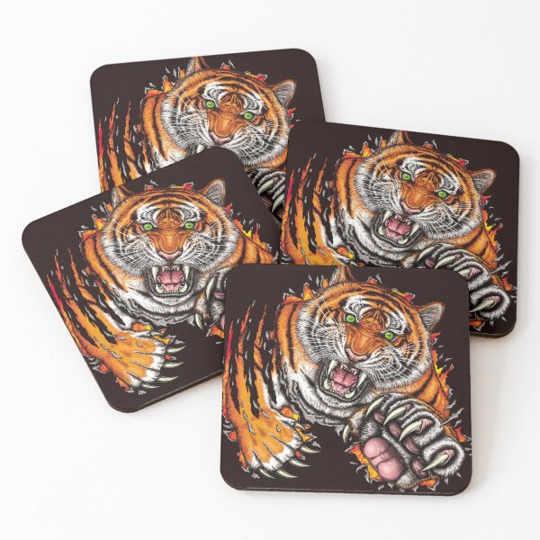 Item preview, Tiger Ripping Shirt designed and sold by raymo442.