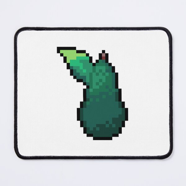 Item preview, Pixel Avocado - pixel food art designed and sold by LittleFoodShop.