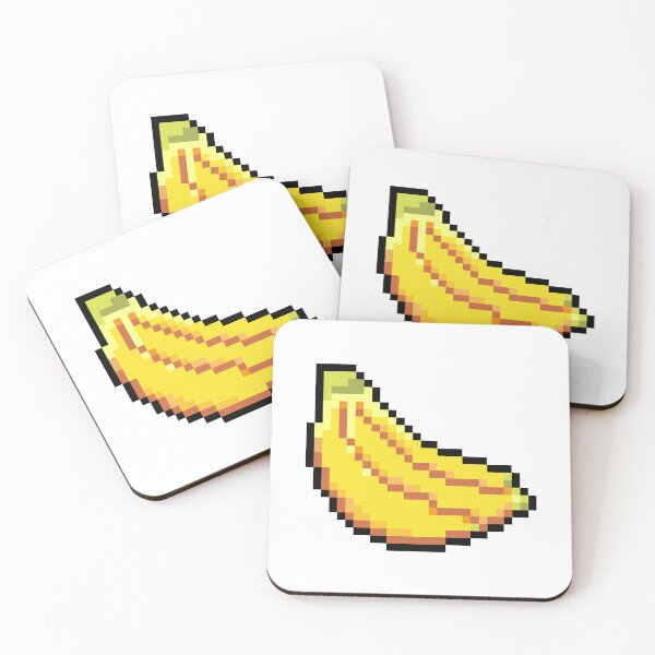 Item preview, Pixel Banana - pixel food art designed and sold by LittleFoodShop.