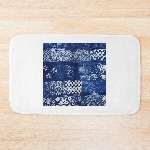 Item preview, Thai indigo fabric 008 designed and sold by Taninut-Shop.