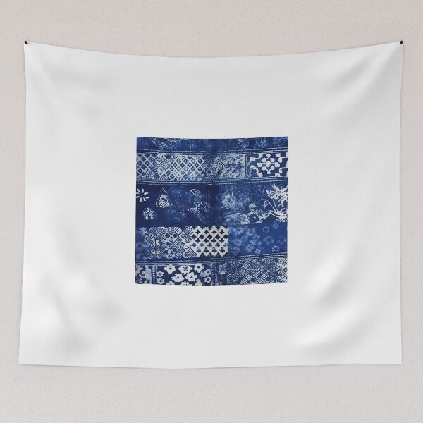 Item preview, Thai indigo fabric 008 designed and sold by Taninut-Shop.