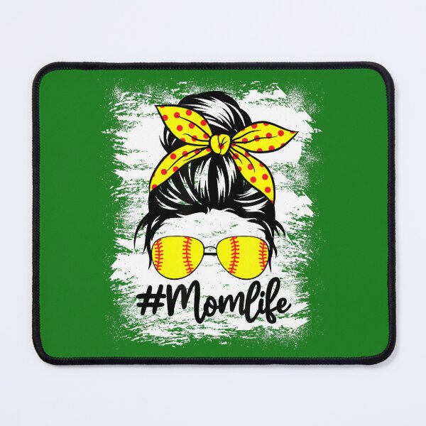 Item preview, Dy Mom Life Softball Baseball Mothers Day Messy Bun designed and sold by nhpuzogv95.