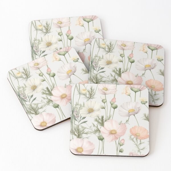 Item preview, Pastel Cosmos Floral Pattern designed and sold by sandy3105.
