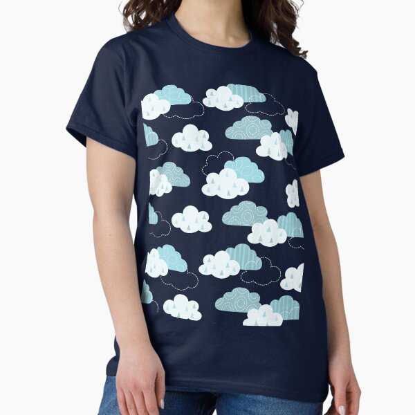 Vista previa del artículo con la obra «Cielo nublado en verde azulado», diseñado y vendido por Daisy Beatrice.