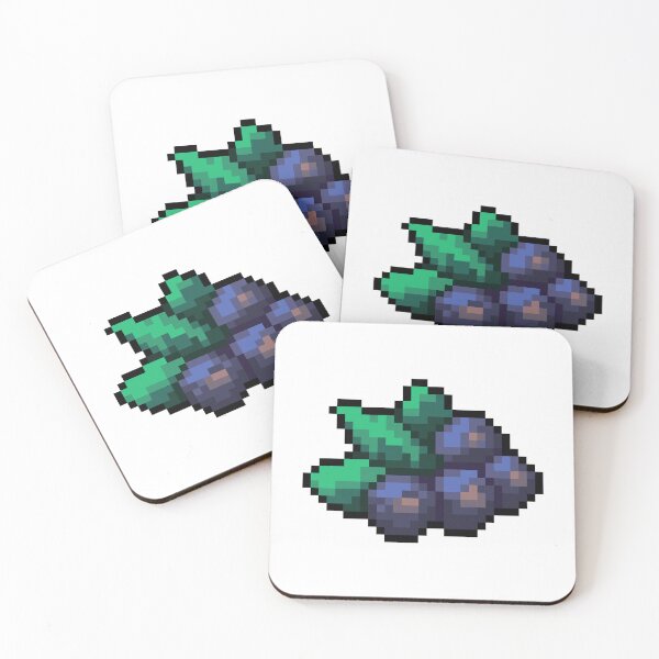 Item preview, Pixel Blackcurrant - pixel food art designed and sold by LittleFoodShop.