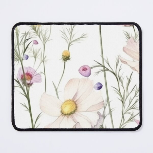 Item preview, Delicate Pink and White Cosmos Flowers designed and sold by sandy3105.