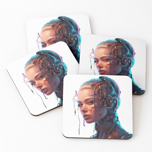 Item preview, Ciberpunk woman  designed and sold by StickeryOnline.