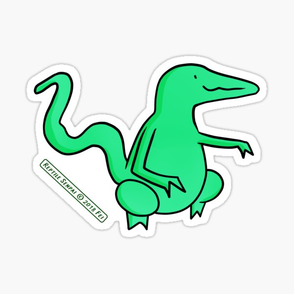 Reptile Senpai S03E05 Sticker