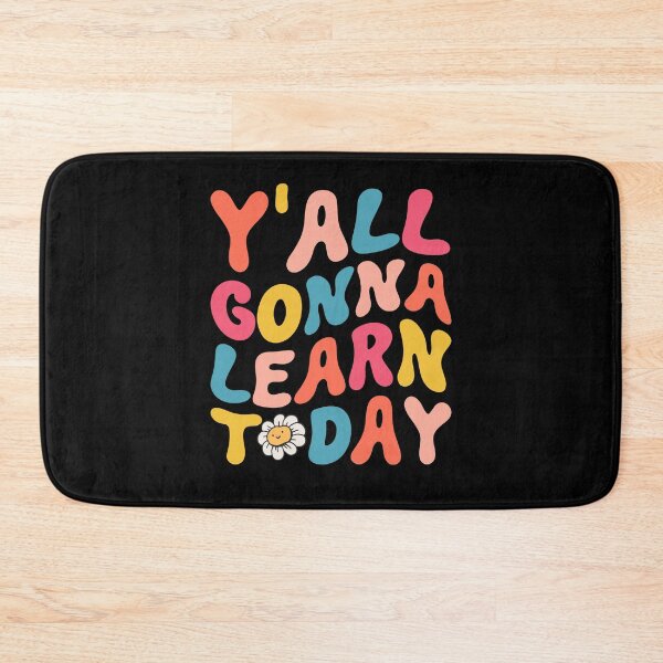 Item preview, Retro Groovy Y'all Gonna Learn Today Back To School Teacher   designed and sold by Toumi ⭐⭐⭐⭐⭐.