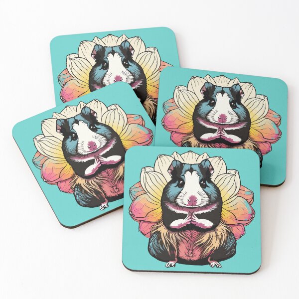 Item preview, Yoga guinea pig designed and sold by RatArt Designs.