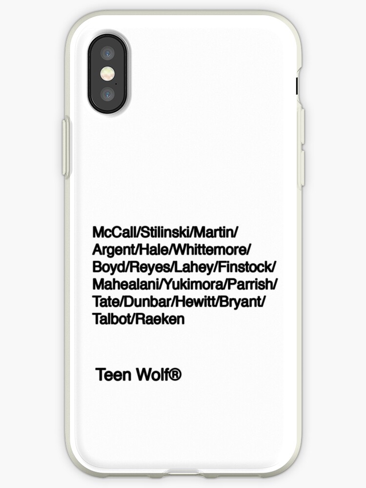 coque iphone 6 teen wolf