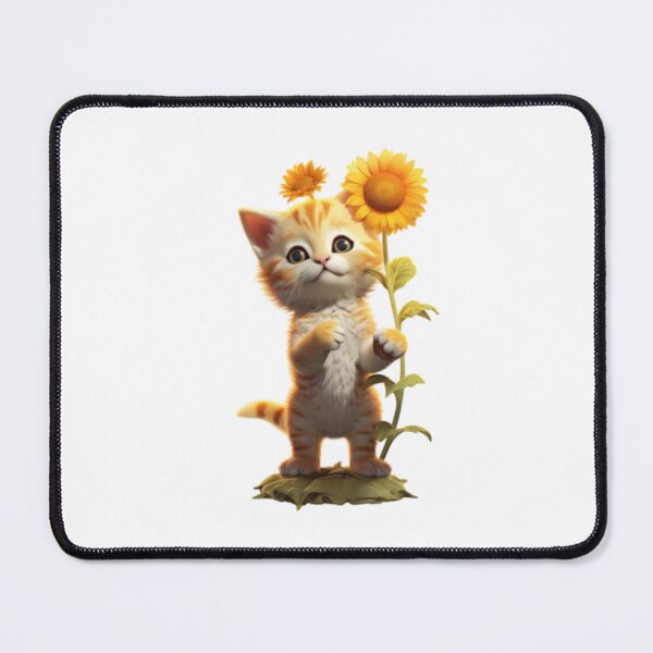 Item preview, Baby Cat Orange Chub Bloom Sunflower designed and sold by Barnissim.