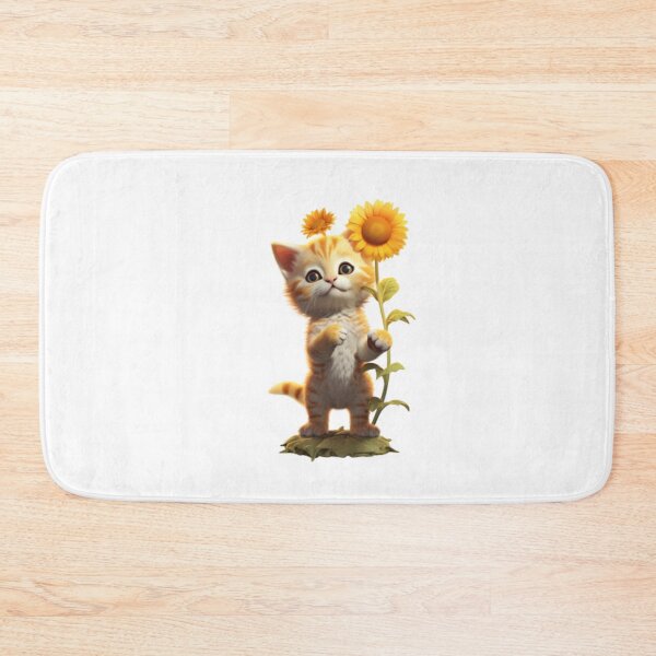 Item preview, Baby Cat Orange Chub Bloom Sunflower designed and sold by Barnissim.
