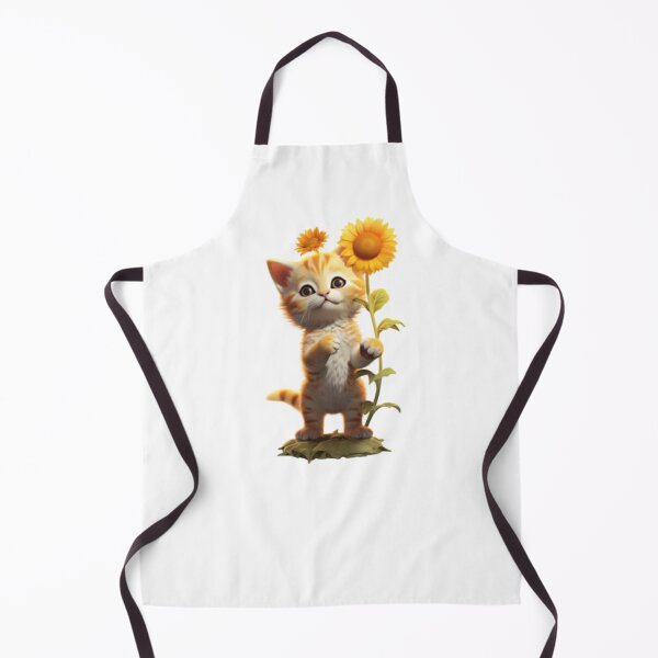 Item preview, Baby Cat Orange Chub Bloom Sunflower designed and sold by Barnissim.