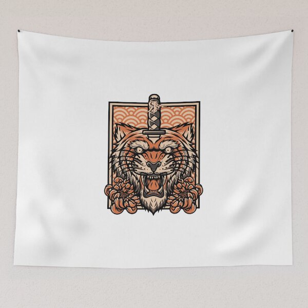 Aperçu de l'œuvre ROGUE JAPAN TIGRE TATOUAGE ART créée et vendue par Rogueclothes.