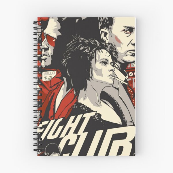 Item preview, Fight Club Drawing Black White And Red designed and sold by TopThreadTrove.