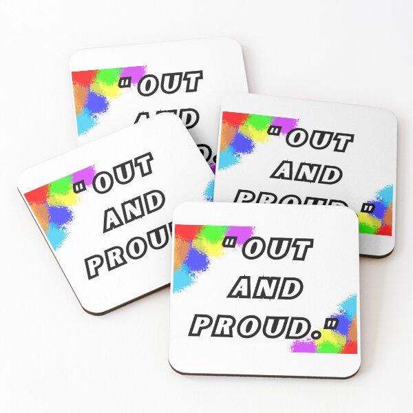 Item preview, Out  And Proud, LGBTQIA Pride designed and sold by ShopULove.