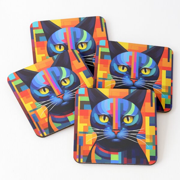 Item preview, Funky kitty cat 2 designed and sold by Red Witch Art.