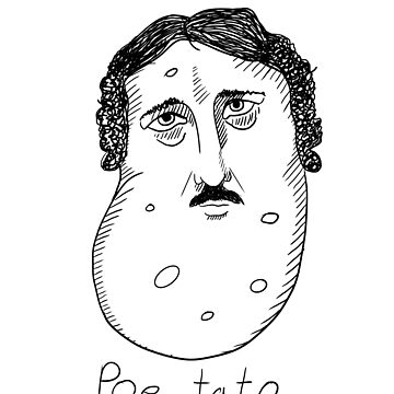 Artwork thumbnail, Poe-tato Edgar Allan Poe pun by indiVisibl