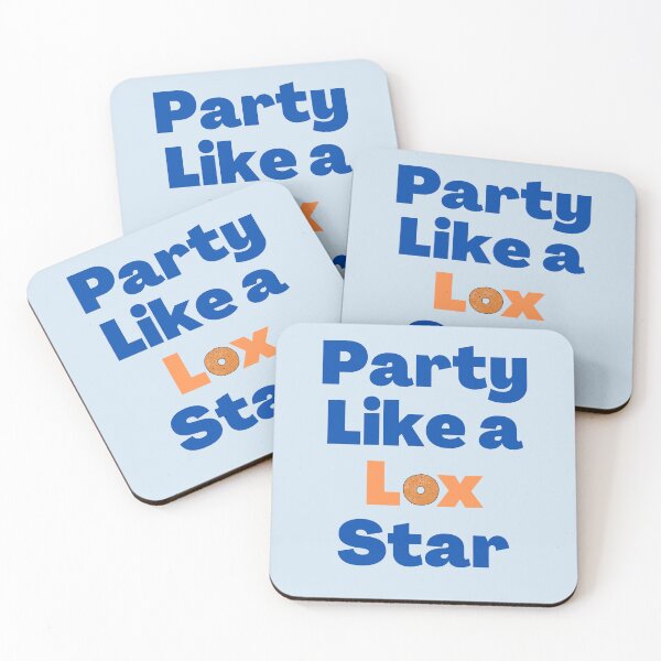 Item preview, Party Like a Lox Star - Funny Jewish Saying designed and sold by NJGDesigns.