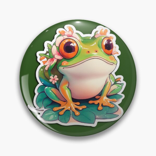 Item preview, Cute Frog with big eyes designed and sold by Vovinha.