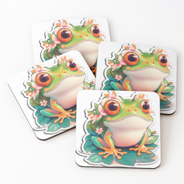 Item preview, Cute Frog with big eyes designed and sold by Vovinha.