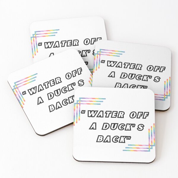 Item preview, Water off  a duck’s back, LGBTQIA Pride designed and sold by ShopULove.