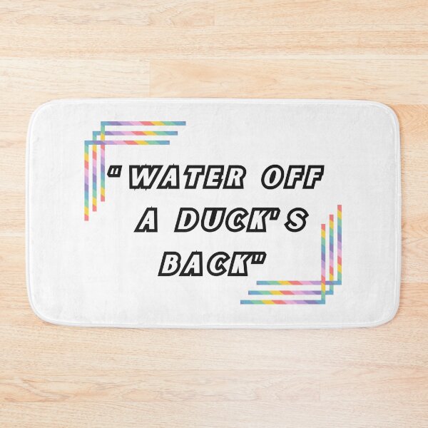 Item preview, Water off  a duck’s back, LGBTQIA Pride designed and sold by ShopULove.