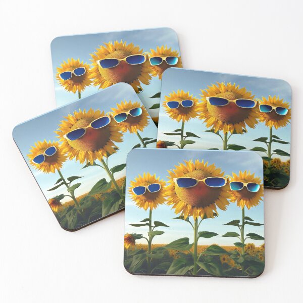 Item preview, Sunflowers Gotta Wear Shades designed and sold by CattyCornerPOD.
