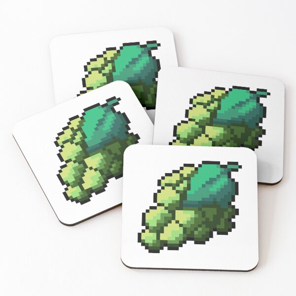Item preview, Pixel Green grapes - pixel food art designed and sold by LittleFoodShop.