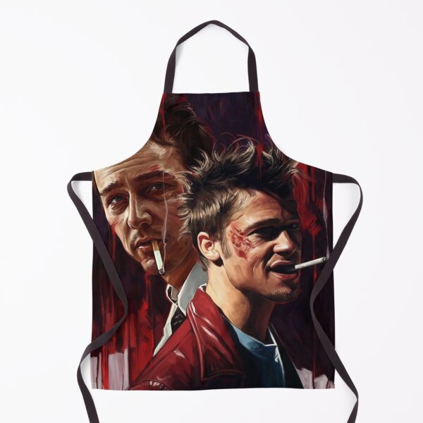 Item preview, Fight Club Tyler Durden And The Narrator Smoking Drawing designed and sold by TopThreadTrove.