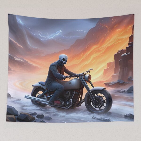 Item preview, Ghost Biker In Flames 06 designed and sold by tpixx.
