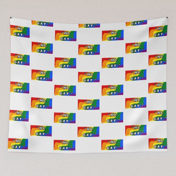 Item preview, Hi, Gay, LGBTQIA Pride designed and sold by ShopULove.