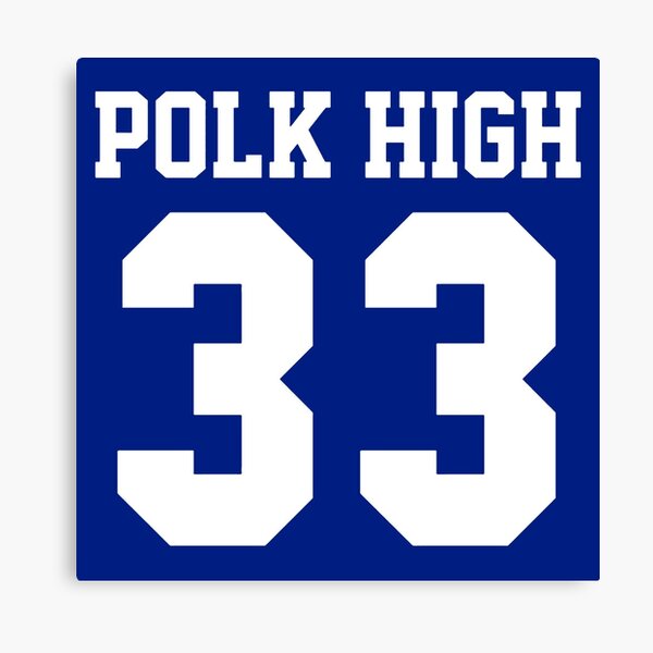 POLK HIGH 33 Canvas Print