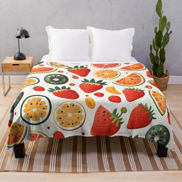 Item preview, Vibrant Fruit Pattern designed and sold by Dreamy-Spirit.
