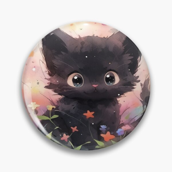 Item preview, Playful Black Cat designed and sold by dcwildfinds.