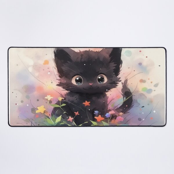 Item preview, Playful Black Cat designed and sold by dcwildfinds.