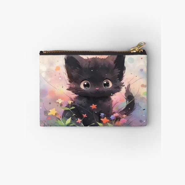 Item preview, Playful Black Cat designed and sold by dcwildfinds.