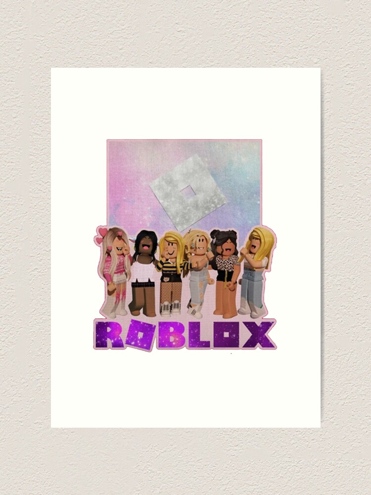 Download Aesthetic Roblox Girl With Denim Outfit Wallpaper