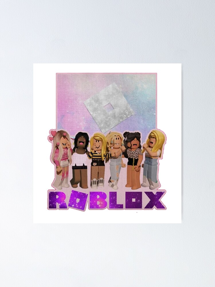woman face roblox  Poster for Sale by CoreyArms