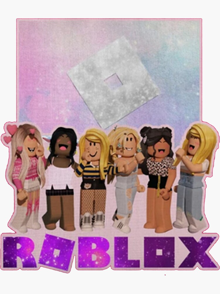 Roblox Girl Sticker, Roblox Girl in 2023