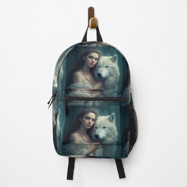 Item preview, Mysterious Woman and White Wolf designed and sold by Erika Kaisersot.