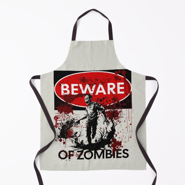 Item preview, Beware of Zombies Sign designed and sold by HolidayBug.