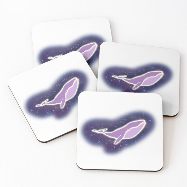 Item preview, purple blue galaxy starry sky space milky way whale 52 hertz whale universe  designed and sold by moni7moni.