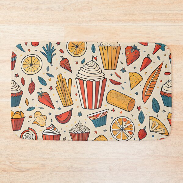Item preview, Vibrant Food Pattern  designed and sold by Dreamy-Spirit.