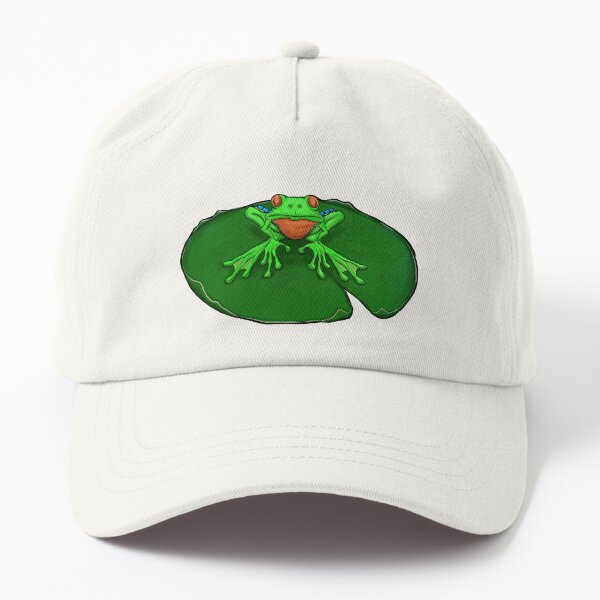 Christmas Rattle Baseball Cap Australian Green Tree Frog Santa