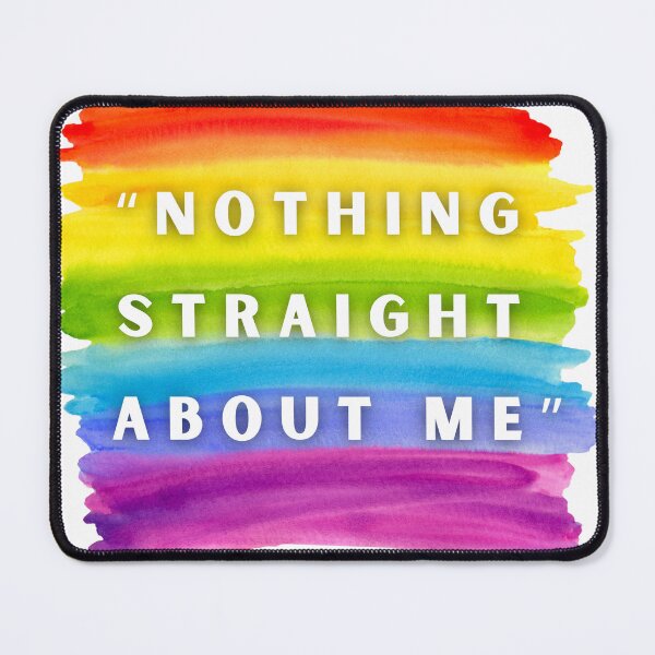 Item preview, Nothing straight about me, LGBTQIA Pride designed and sold by ShopULove.